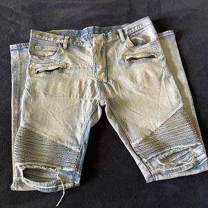 Balmain distressed jeans